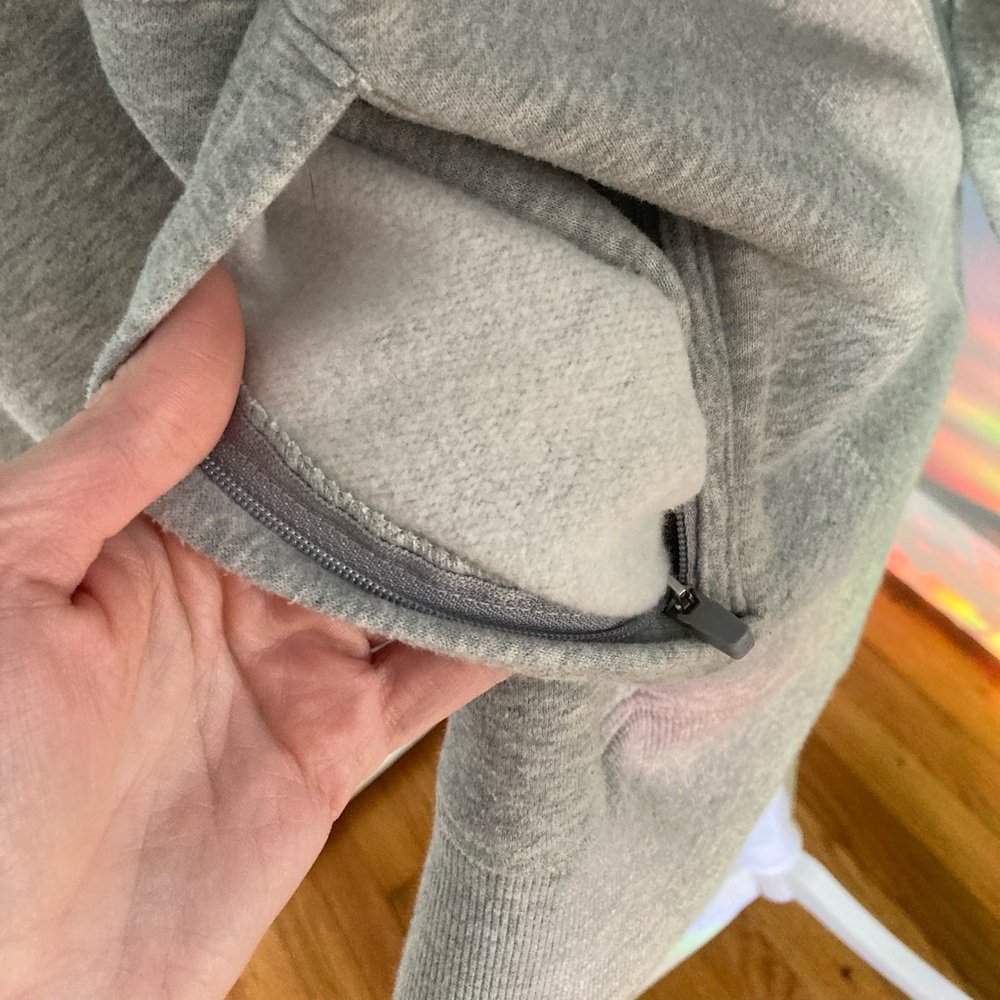 Soft Cotton Fleece-Lined Hooded Sweatshirt Pullover - Picture 8 of 10